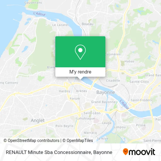 RENAULT Minute Sba Concessionnaire plan