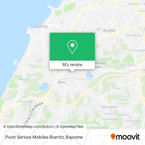 Point Service Mobiles Biarritz plan