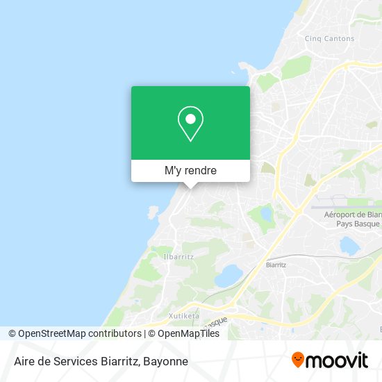 Aire de Services Biarritz plan