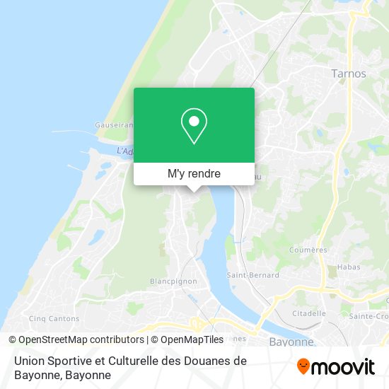 Union Sportive et Culturelle des Douanes de Bayonne plan