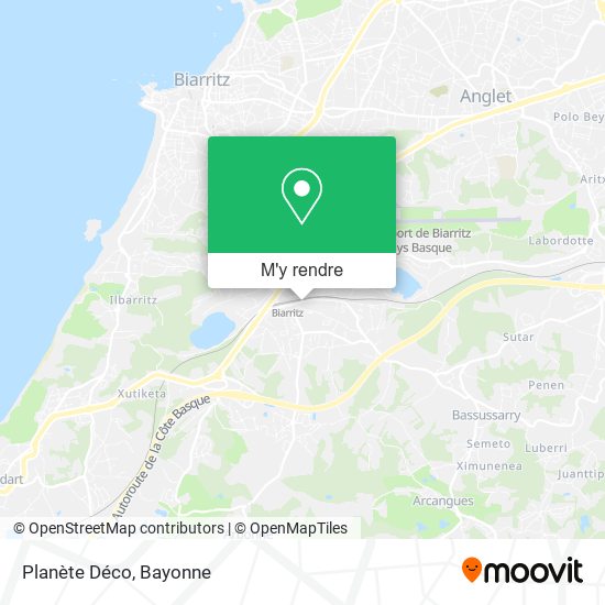 Planète Déco plan