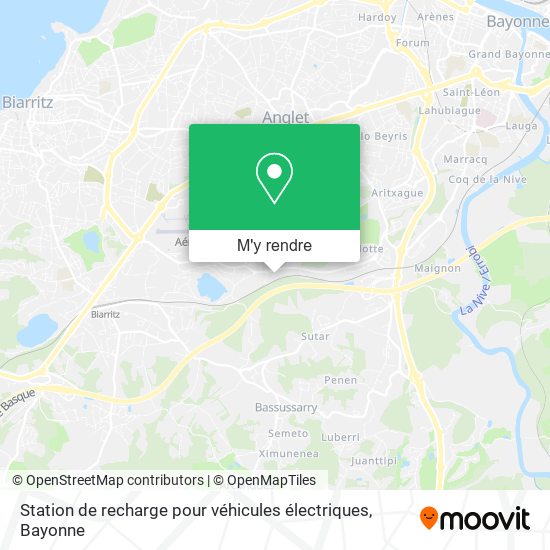 Station de recharge pour véhicules électriques plan