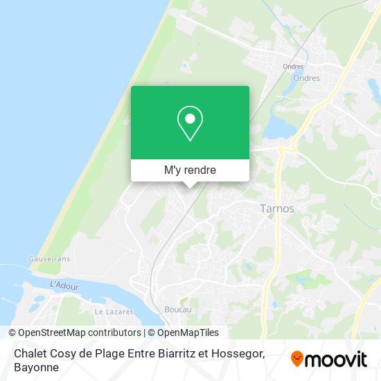 Chalet Cosy de Plage Entre Biarritz et Hossegor plan