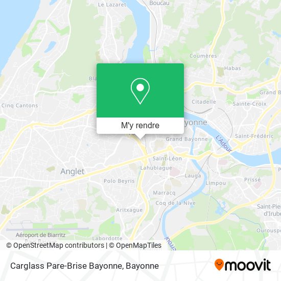 Carglass Pare-Brise Bayonne plan