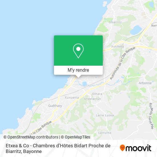 Etxea & Co - Chambres d'Hôtes Bidart Proche de Biarritz plan