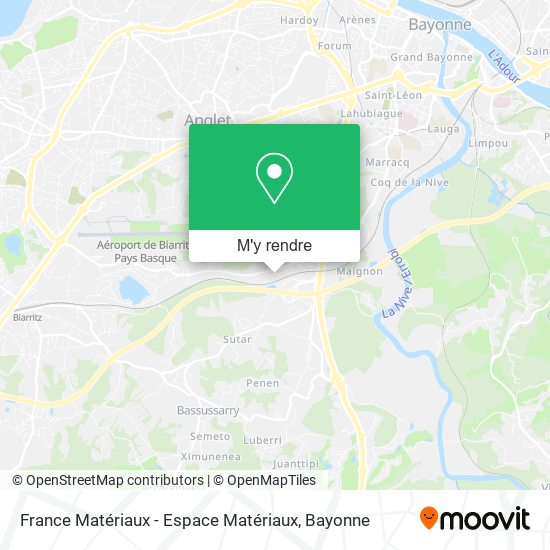 France Matériaux - Espace Matériaux plan