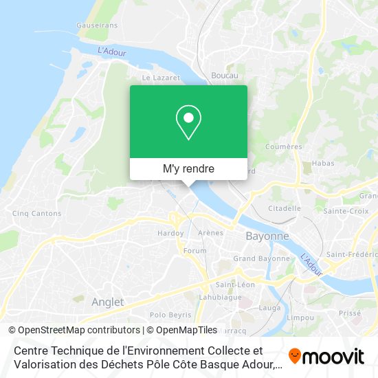 Centre Technique de l'Environnement Collecte et Valorisation des Déchets Pôle Côte Basque Adour plan