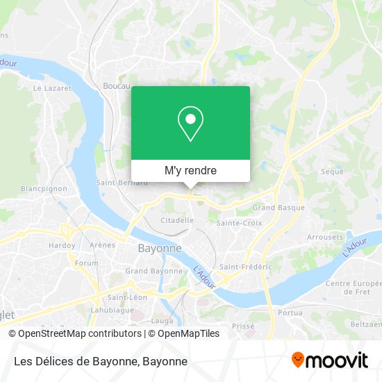 Les Délices de Bayonne plan