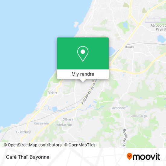 Café Thaï plan