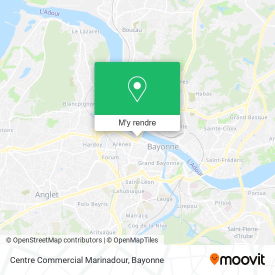 Centre Commercial Marinadour plan