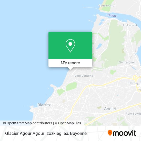 Glacier Agour Agour Izozkiegilea plan