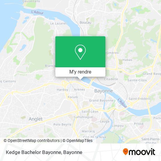 Kedge Bachelor Bayonne plan