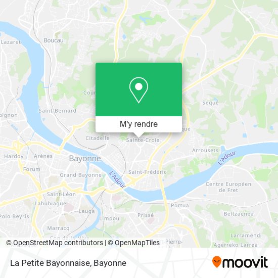 La Petite Bayonnaise plan