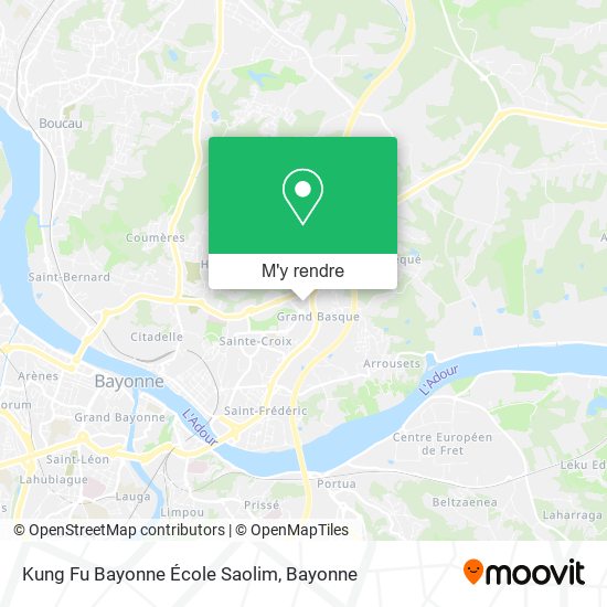 Kung Fu Bayonne École Saolim plan