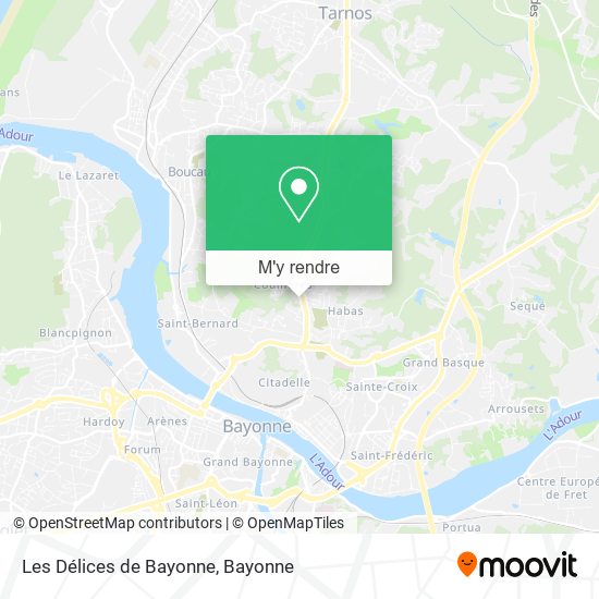 Les Délices de Bayonne plan
