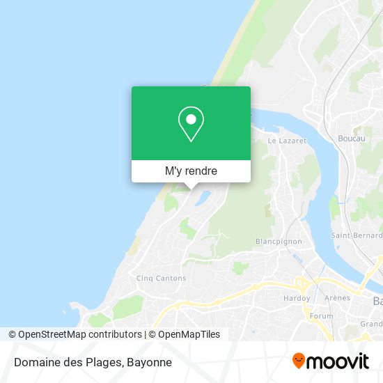 Domaine des Plages plan