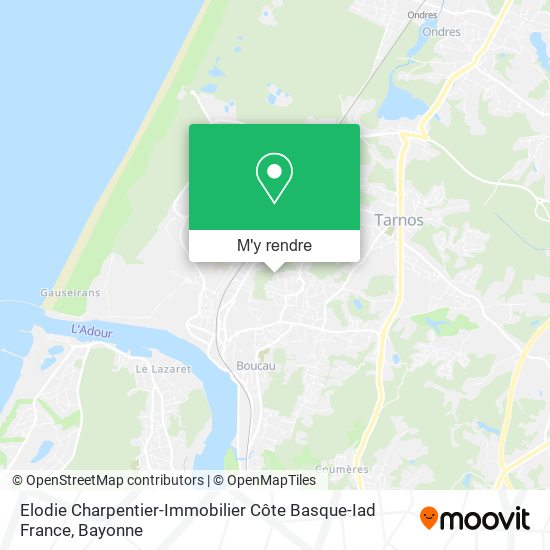 Elodie Charpentier-Immobilier Côte Basque-Iad France plan