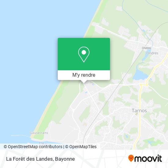 La Forêt des Landes plan