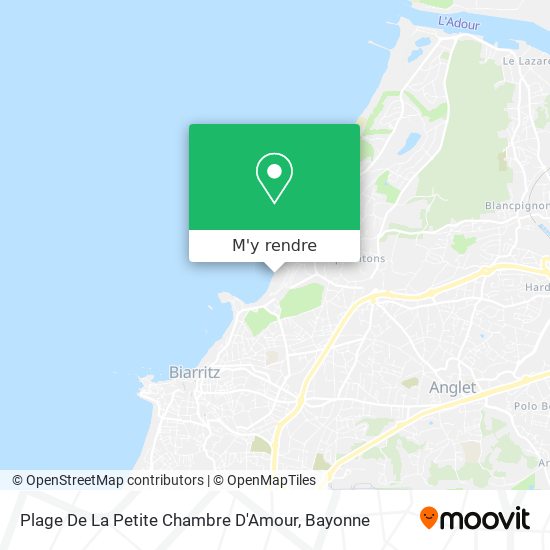 Plage De La Petite Chambre D'Amour plan