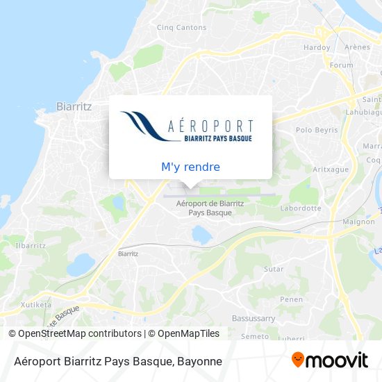 Aéroport Biarritz Pays Basque plan