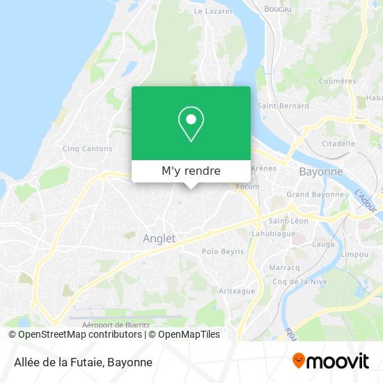 Allée de la Futaie plan