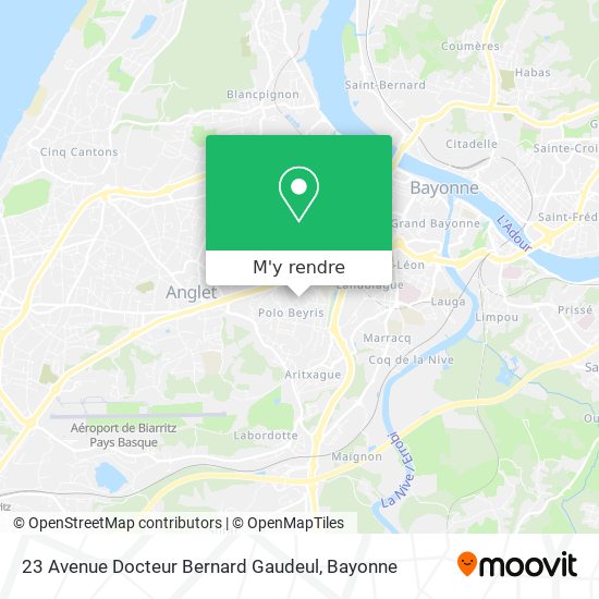 23 Avenue Docteur Bernard Gaudeul plan