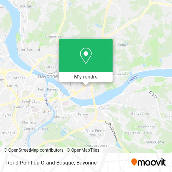 Rond-Point du Grand Basque plan