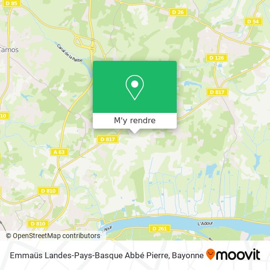 Emmaüs Landes-Pays-Basque Abbé Pierre plan