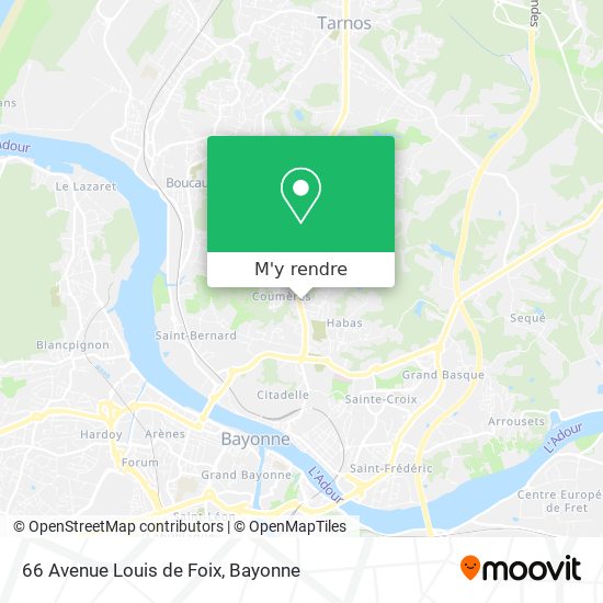66 Avenue Louis de Foix plan