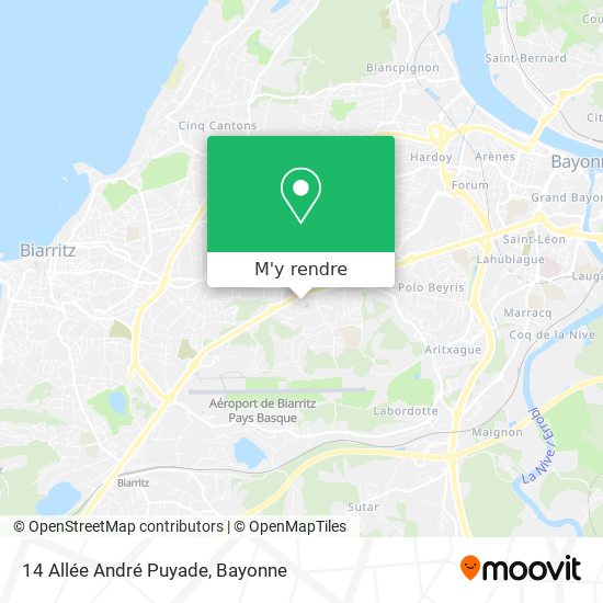 14 Allée André Puyade plan