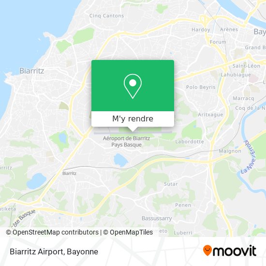 Biarritz Airport plan