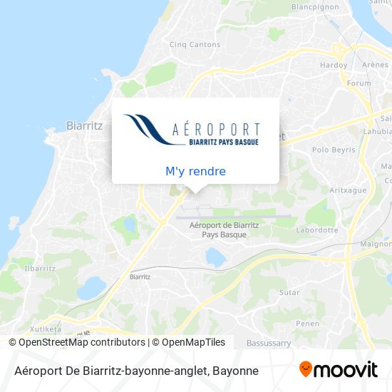 Aéroport De Biarritz-bayonne-anglet plan