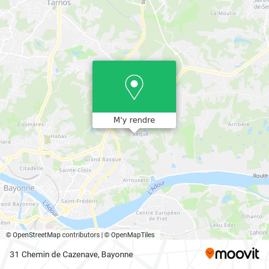 31 Chemin de Cazenave plan