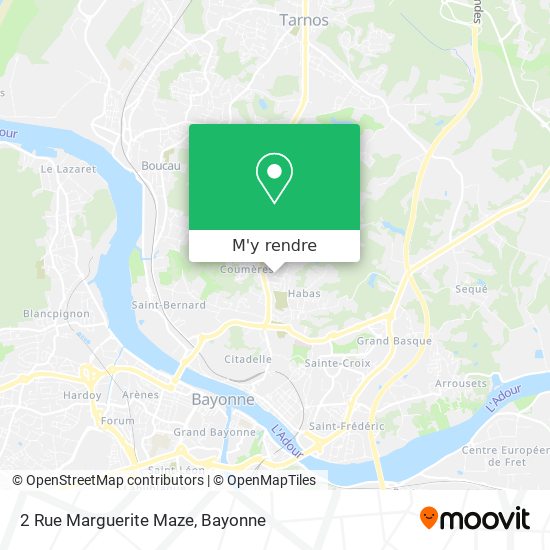 2 Rue Marguerite Maze plan