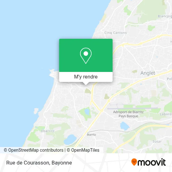 Rue de Courasson plan