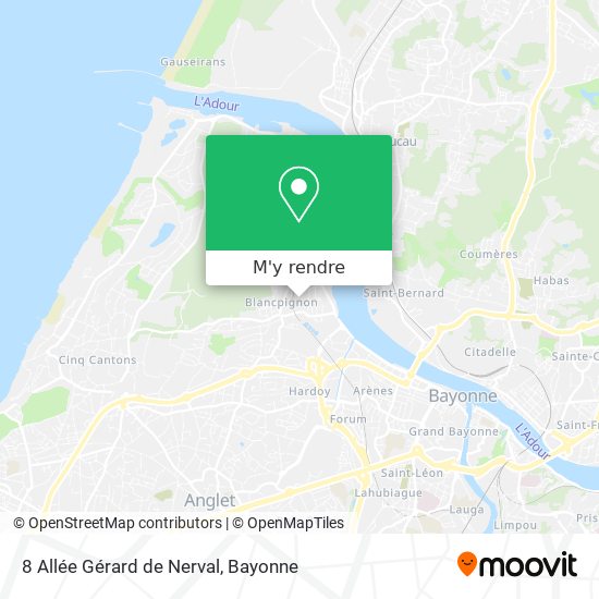 8 Allée Gérard de Nerval plan