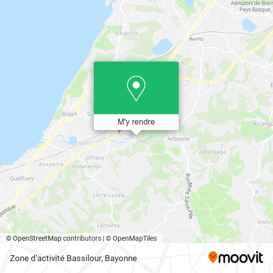 Zone d'activité Bassilour plan