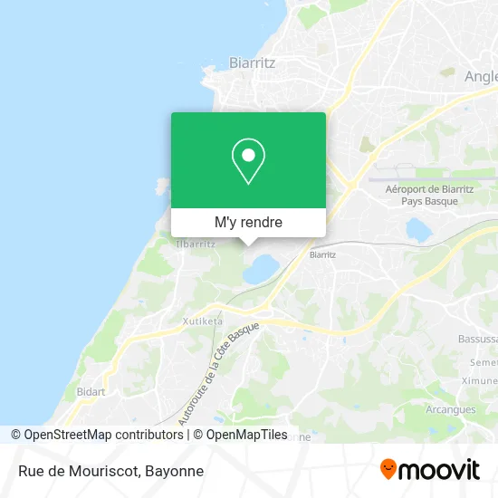 Rue de Mouriscot plan