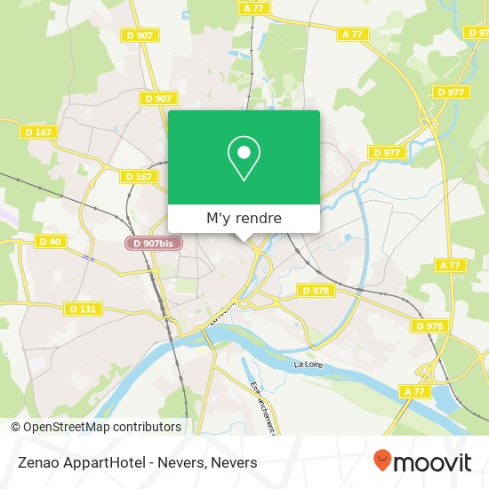 Zenao AppartHotel - Nevers plan