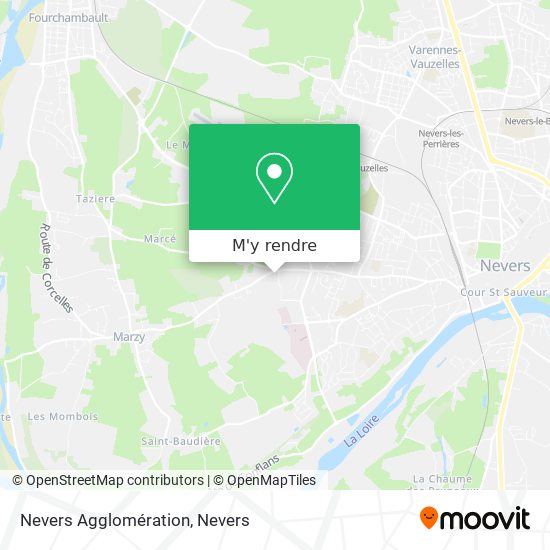 Nevers Agglomération plan