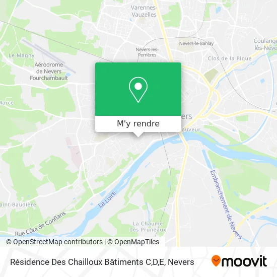 Résidence Des Chailloux Bâtiments C,D,E plan