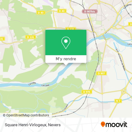 Square Henri-Virlogeux plan