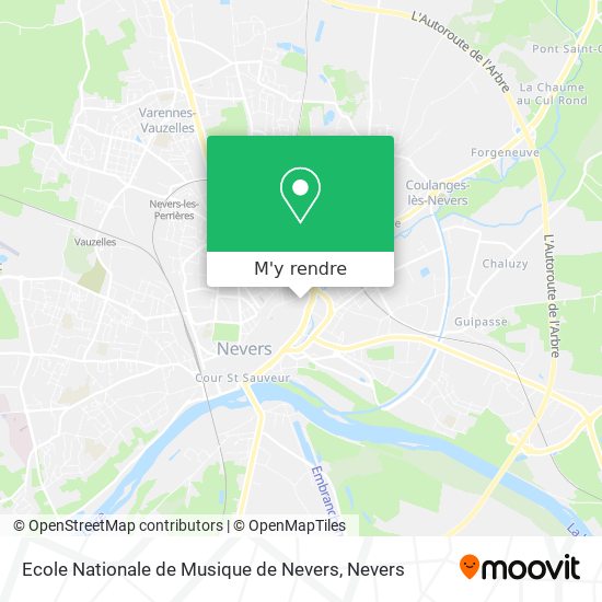 Ecole Nationale de Musique de Nevers plan
