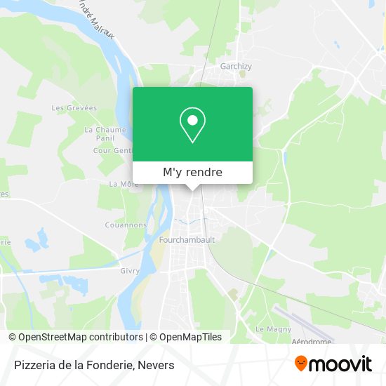 Pizzeria de la Fonderie plan