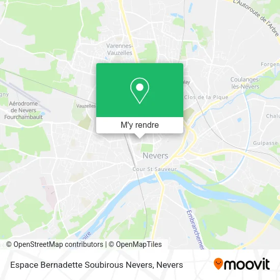 Espace Bernadette Soubirous Nevers plan