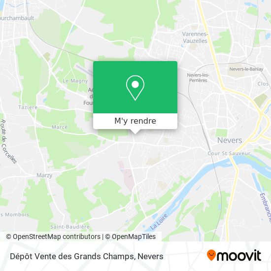 Dépôt Vente des Grands Champs plan