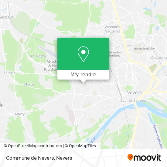 Commune de Nevers plan