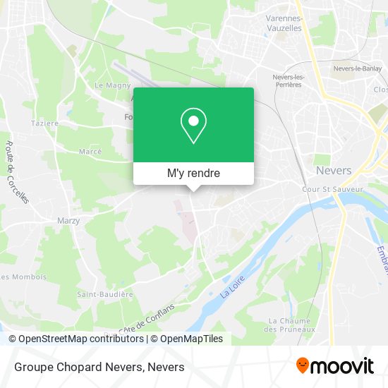 Groupe Chopard Nevers plan