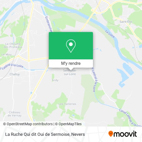 La Ruche Qui dit Oui de Sermoise plan