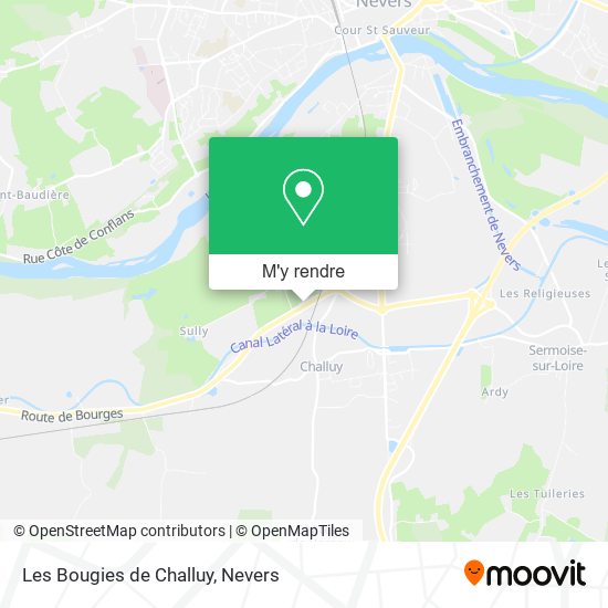 Les Bougies de Challuy plan